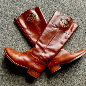 Tory Burch leather boots